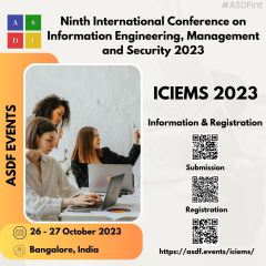 Ninth International Conference on Information Engineering, Management and Security 2023
