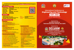 International Conference on Engineering and Technology (ICET- 2023)