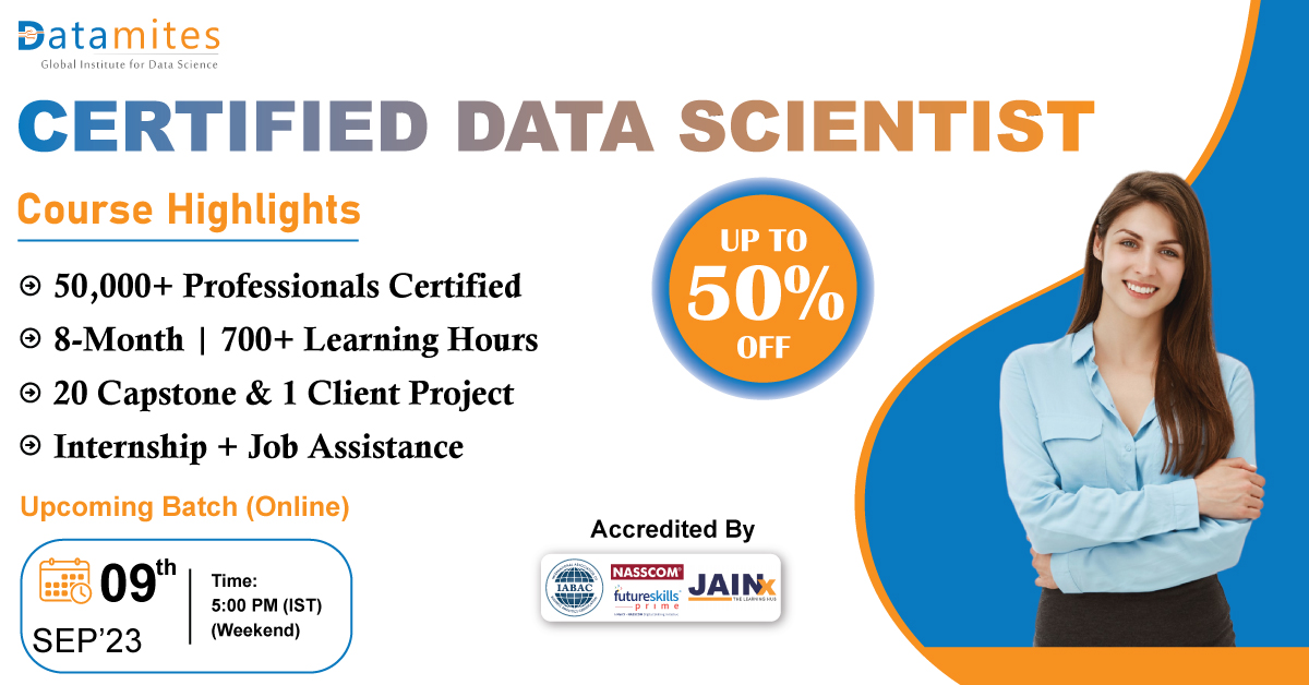 Certified Data Scientist Course in Boston, Online Event