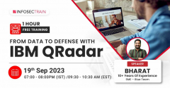 Free Webinar : From Data to Defense with IBM QRadar