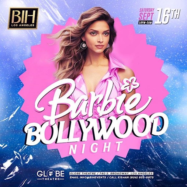 Barbie Bollywood Night on September 16th Globe Theatre Los Angeles, Los Angeles, California, United States