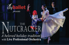 City Ballet's "The Nutcracker" with live professional orchestra