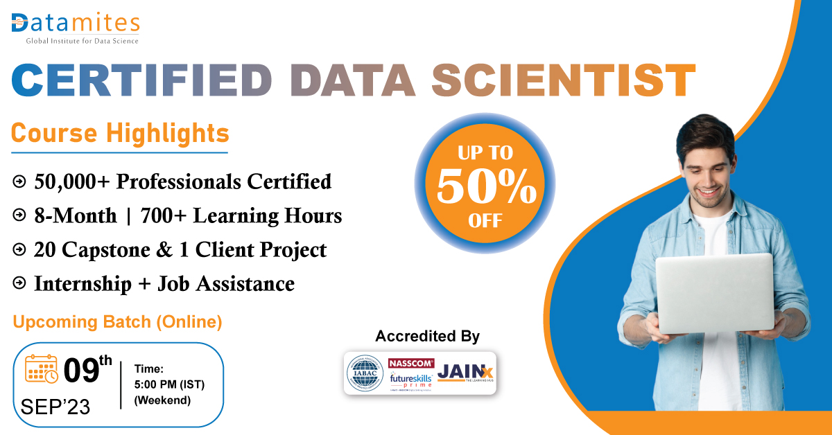 Certified Data Science Course In Vijayawada, Online Event