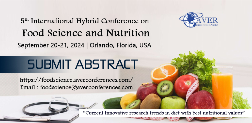 5th International Conference on Food Science and Nutrition, Online Event