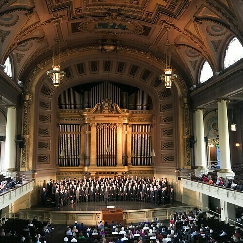 Yale Russian Chorus 70th Anniversary Concert at Woolsey Hall, New Haven, Connecticut, United States