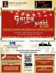 Garba Night 2023 in Stamford, CT