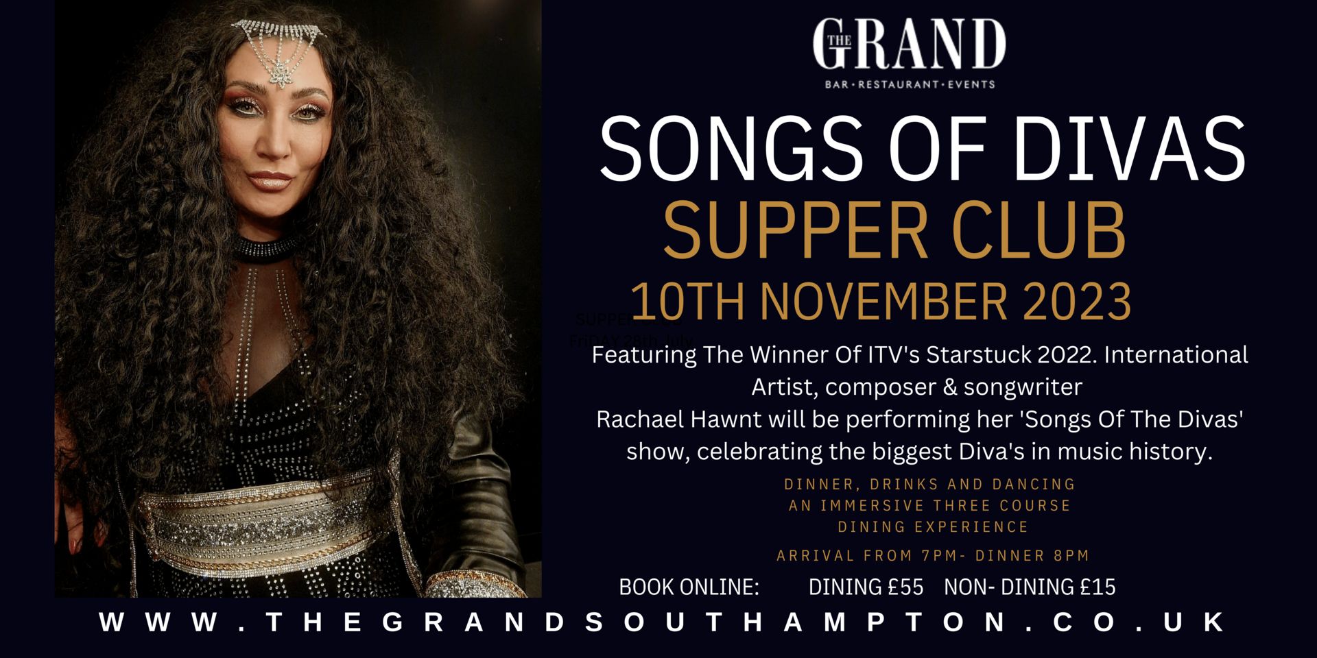 SONGS OF DIVAS SUPPER CLUB, Southampton, England, United Kingdom