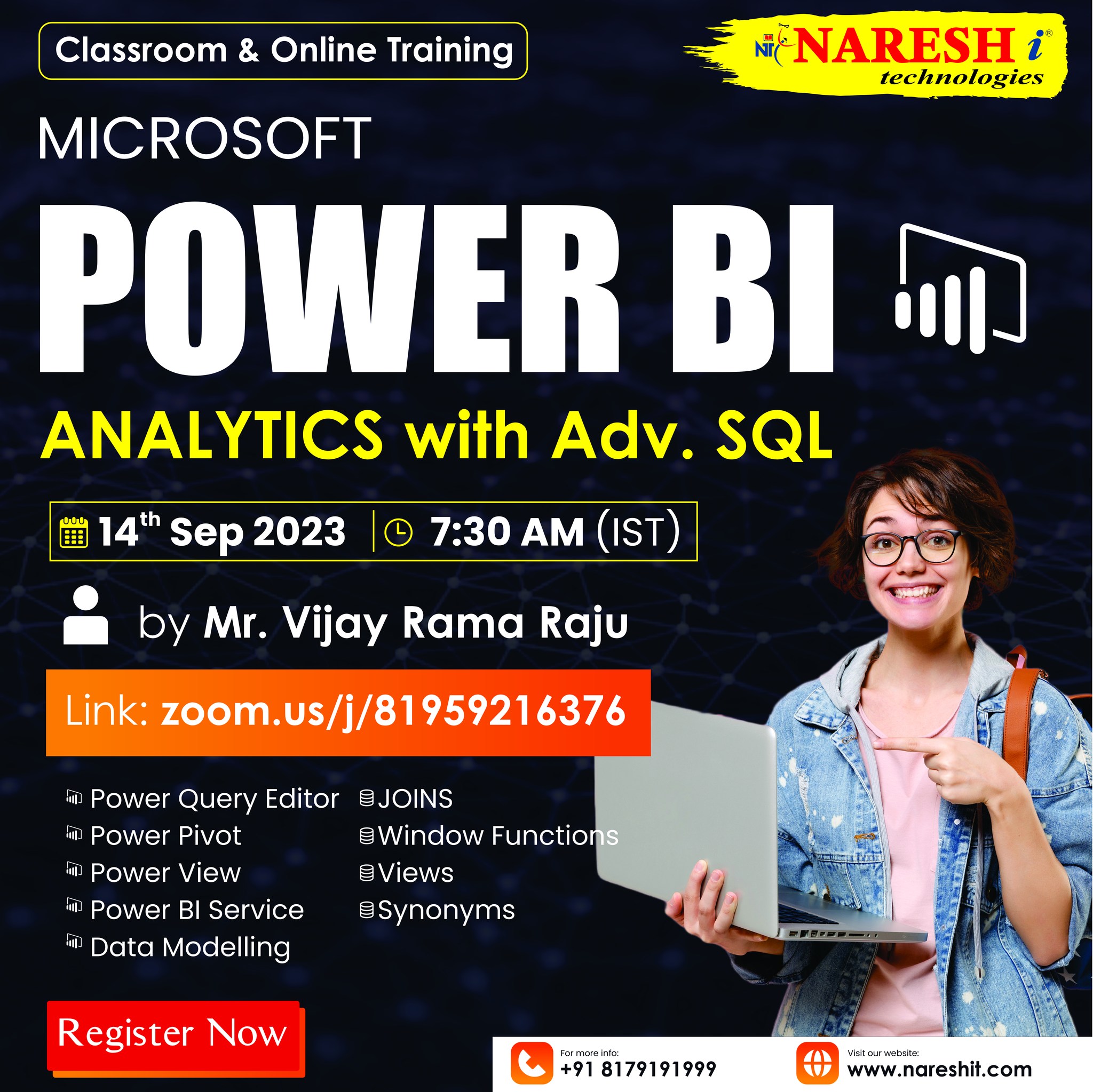 Free Demo On Power BI - Naresh IT, Online Event