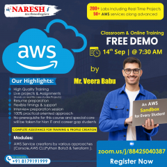 Best Online Training AWS in NareshIT