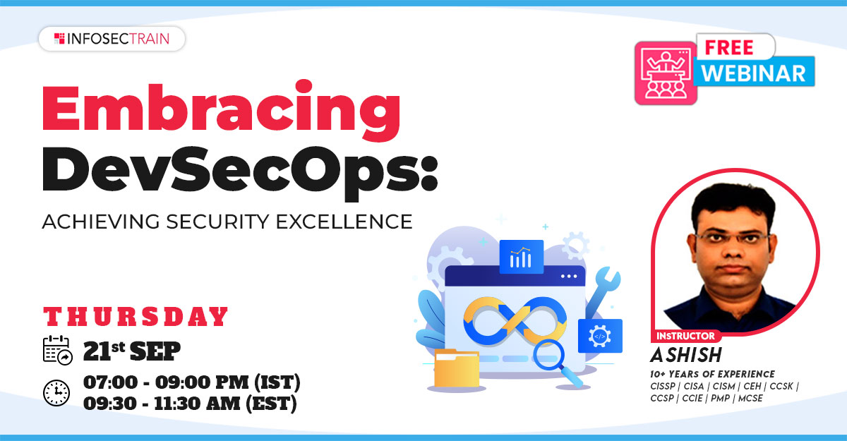 Free Webinar for Embracing DevSecOps: Achieving Security Excellence, Online Event