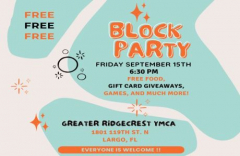 BLOCK PARTY AT YMCA!!