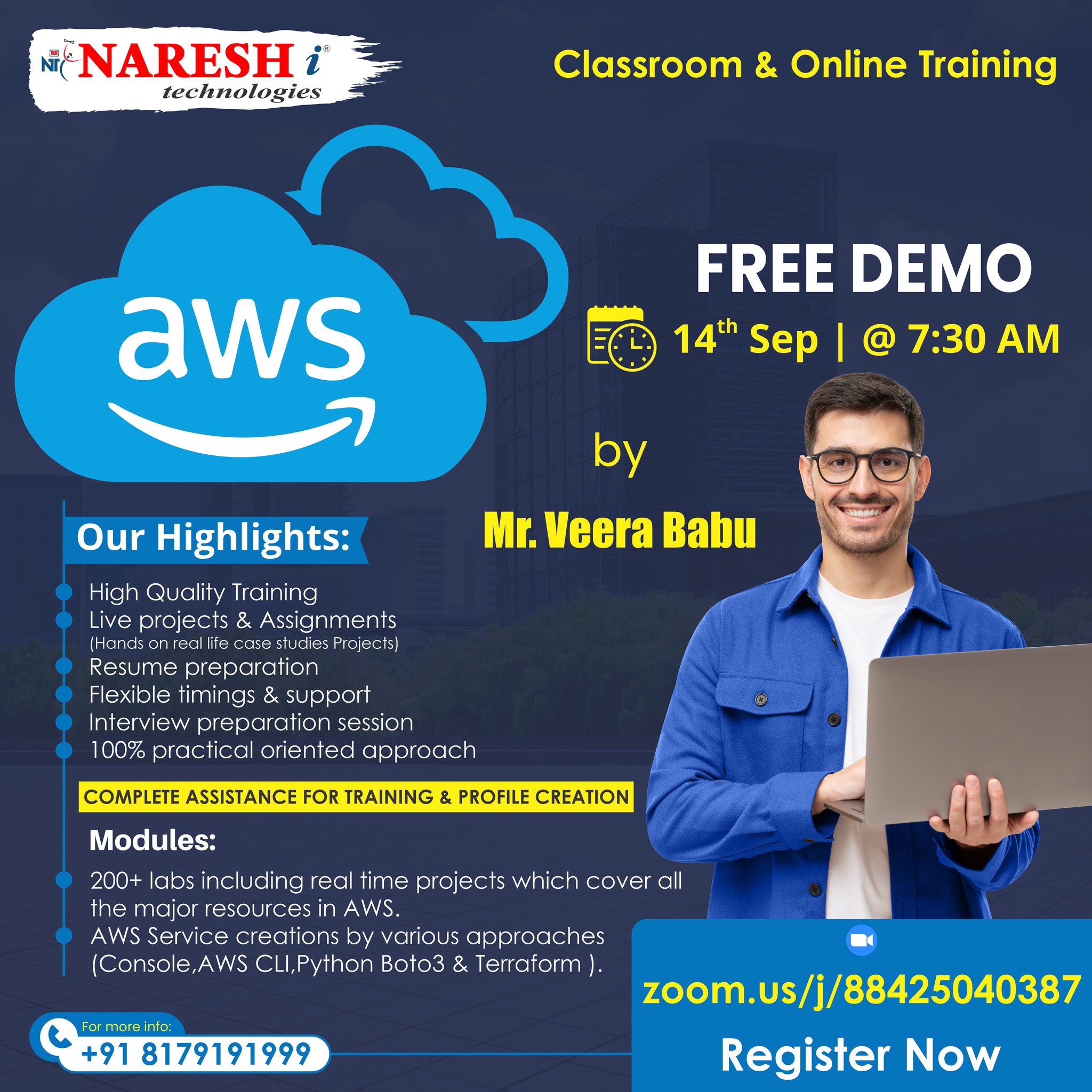 Free Demo On AWS - Naresh IT, Online Event