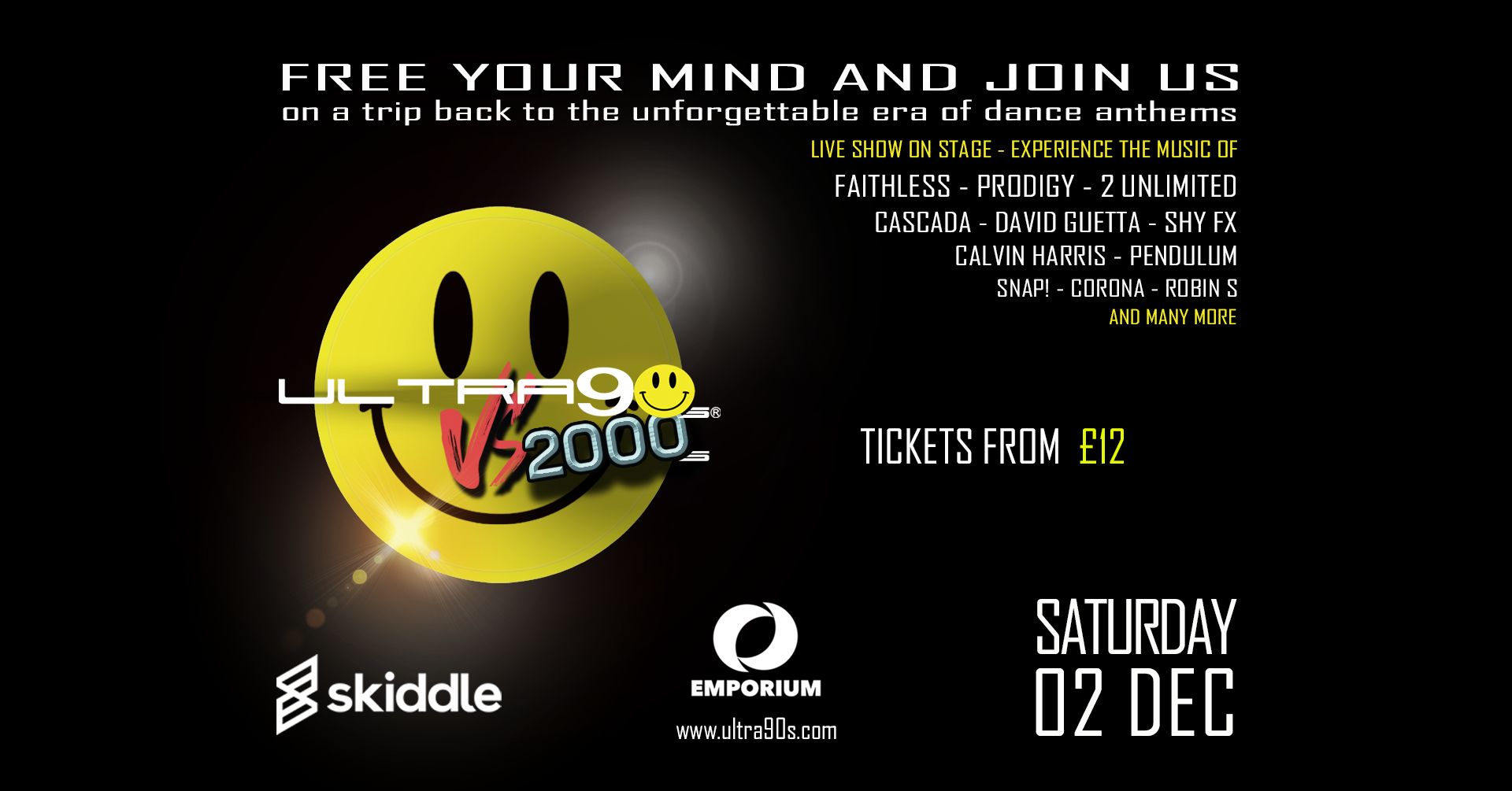 Ultra 90s vs 2000s - The Emporium, Coalville - Xmas Special - Saturday 2nd December 2023, Coalville, England, United Kingdom