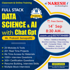 Free Demo On Full Stack Data Science & AI - Naresh IT
