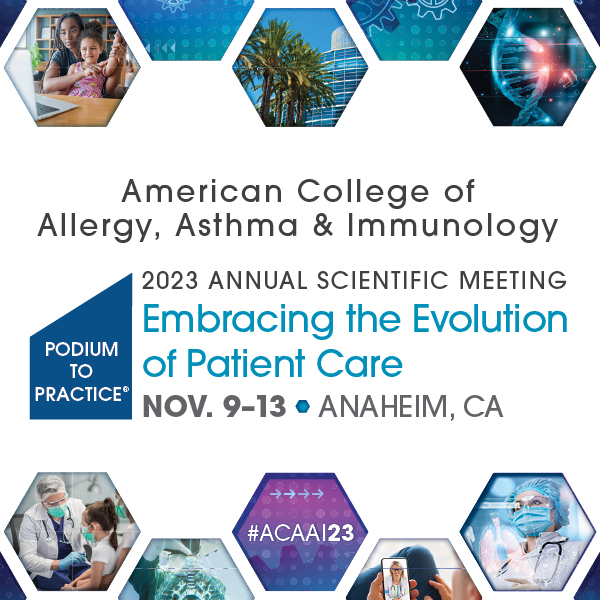 ACAAI 2023 Annual Scientific Meeting, Anaheim, California, United States