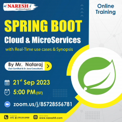 Free Online Demo On Spring Boot & MicroServices - Naresh IT