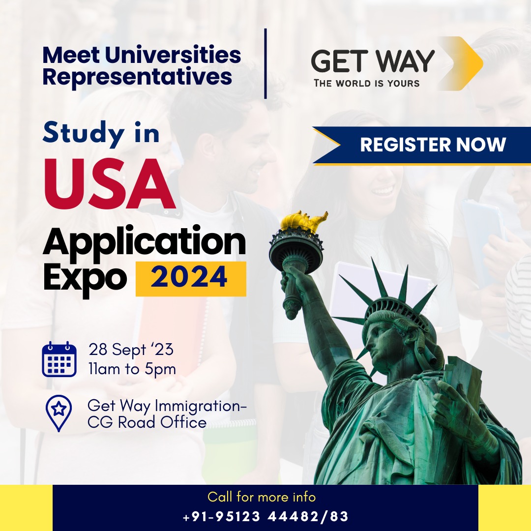 Study in USA Admission Application Expo 2024 by Get Way, Ahmedabad, Gujarat, India