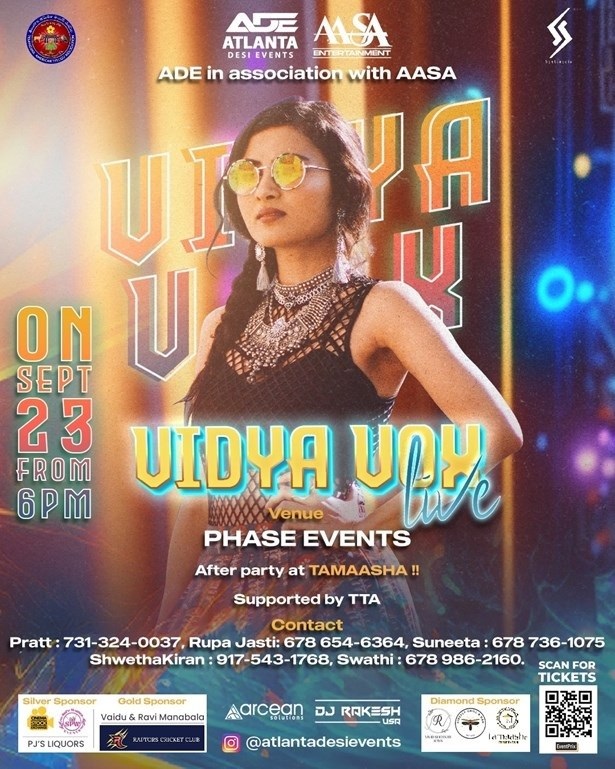 VIDYA VOX LIVE IN ATL, Appling, Georgia, United States