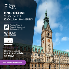 THINK GLOBAL. ACT LOCAL WITH AN MBA! DISCOVER YOUR MBA OPPORTUNITIES IN PERSON ON October 10th