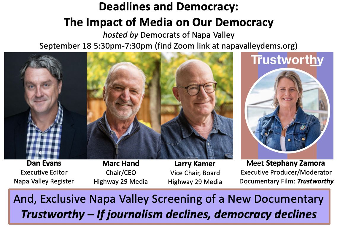 The Impact of Media on Our Democracy Forum And Film, Online Event