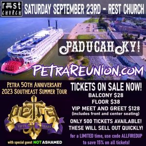 Petra 50th Anniversary Tour with NOT ASHAMED in Paducah, Paducah, Kentucky, United States