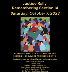 Justice Rally Remembering Section 14