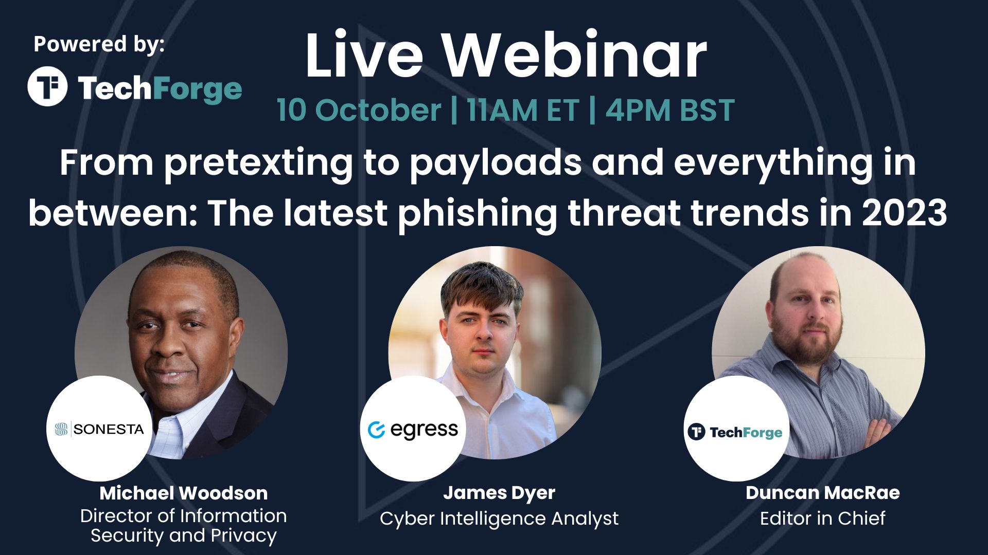 Webinar - The latest phishing threat trends in 2023, Online Event