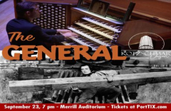 Buster Keaton's Classic The General with LIVE Organ Improvisation by James Kennerley