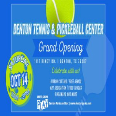Denton Tennis and Pickleball Center Grand Opening
