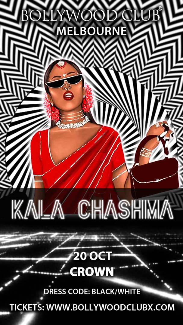 Bollywood Club Presents - KALA CHASHMA at Crown, Melbourne, Southbank, Victoria, Australia