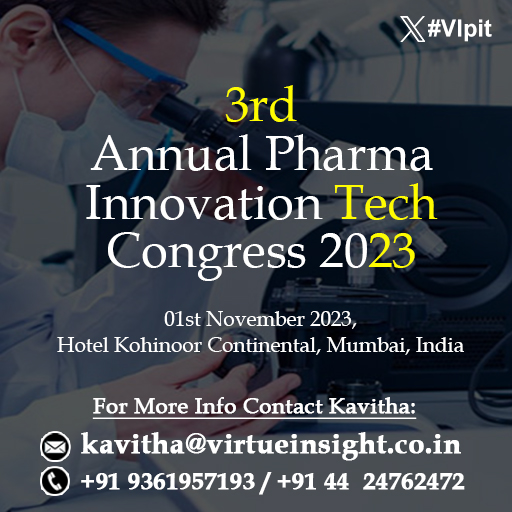 3rd Annual Pharma Innovation Tech Congress 2023, Mumbai, Maharashtra, India