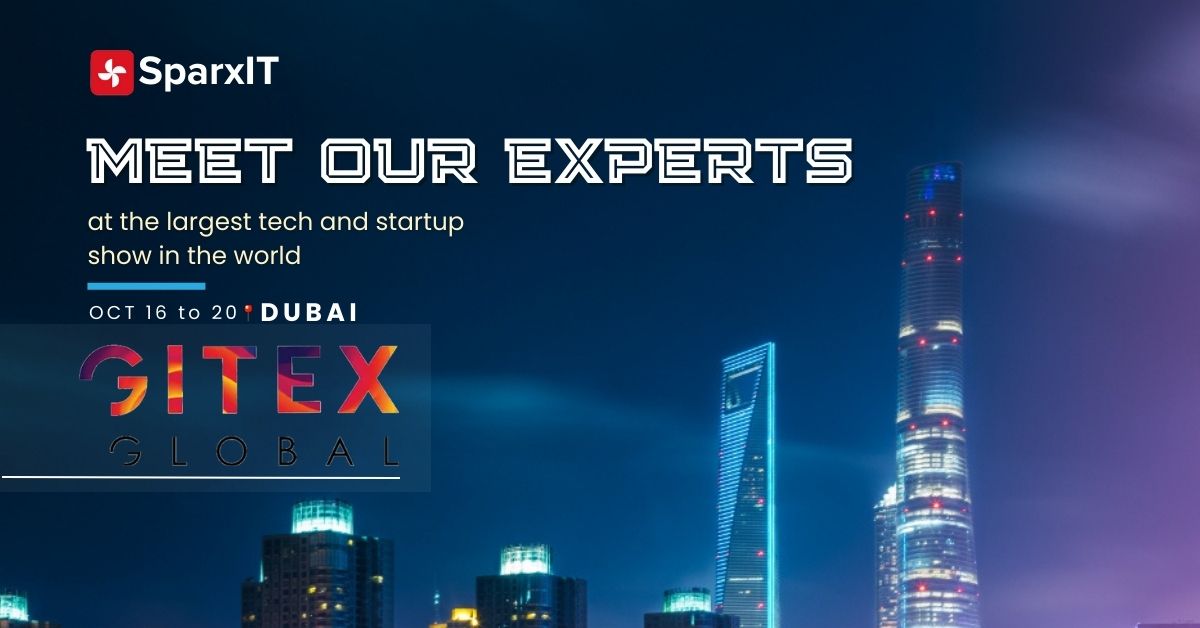 Meet SparxIT at Gitex Global 2023, Dubai, United Arab Emirates