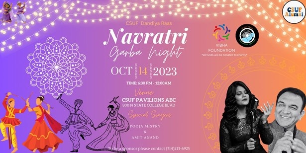 CSUF Dandiya Raas -Navratri Garba Night, Fullerton, California, United States