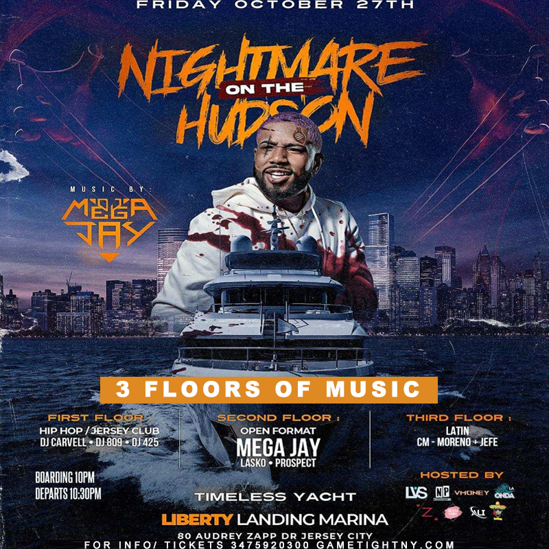 Nightmare on the Hudson Halloween Timeless Yacht Party Cruise 2023, Jersey City, New Jersey, United States