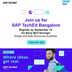 SAP TechEd Bangalore