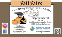 UC Master Gardeners' Fall Faire - You're Invited!
