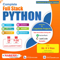 Attend a Free Demo On Full Stack Python Online Training in NareshIT
