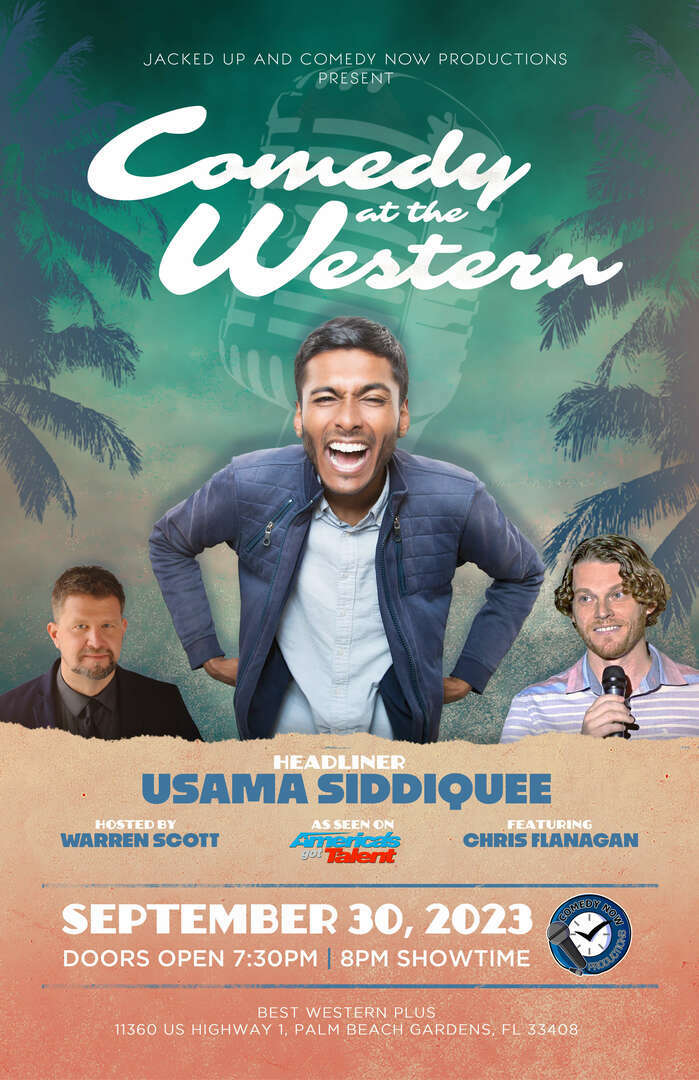 Comedy at the Western - Usama Siddiquee, Palm Beach Gardens, Florida, United States