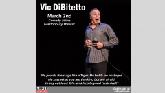 Vic DiBitetto at the Glastonbury Theater on March 2nd, 2024 for Comedy Night in Glastonbury, CT
