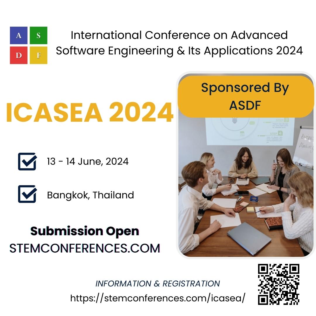 International Conference on Advanced Software Engineering & Its Applications 2024, Online Event