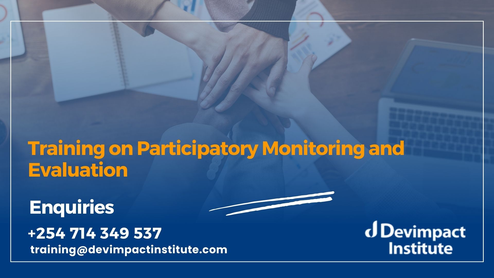 Training on Participatory Monitoring and Evaluation, Devimpact Institute, Nairobi, Kenya