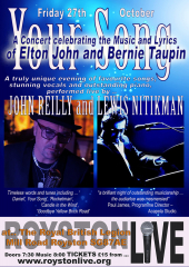 'YOUR SONG' a LIVE concert of Elton John songs