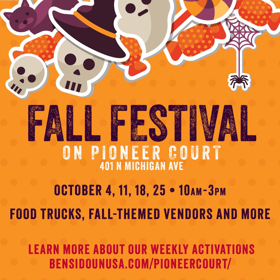 Fall Fest at Pioneer Court, Chicago, Illinois, United States
