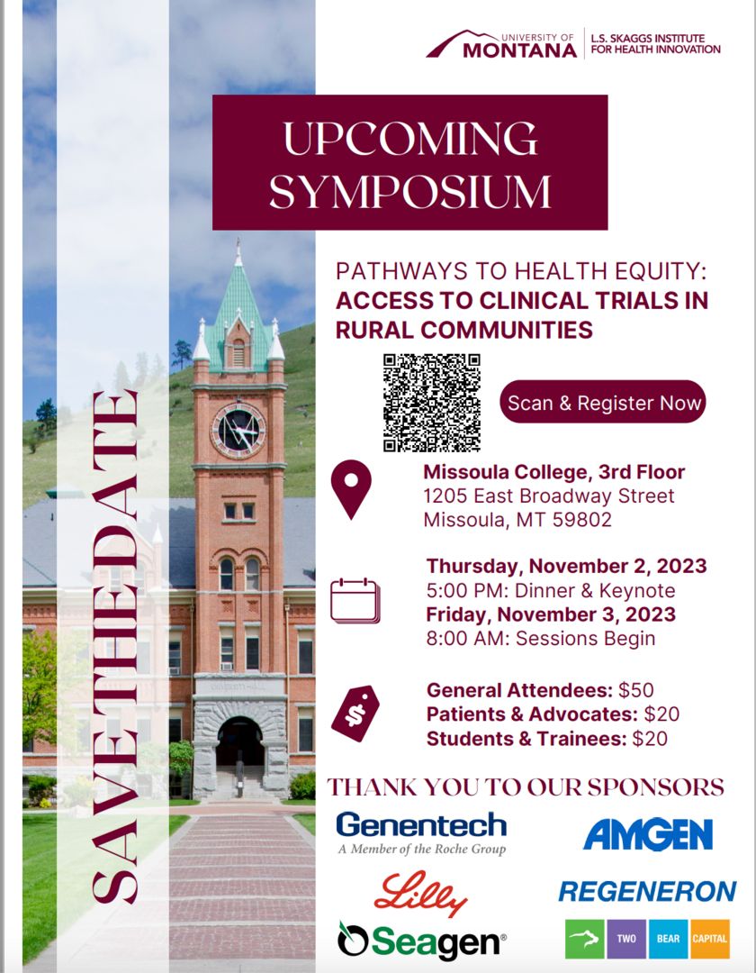 Pathways to Health Equity Symposium: Access to Clinical Trials in Rural Communities, Missoula, Montana, United States