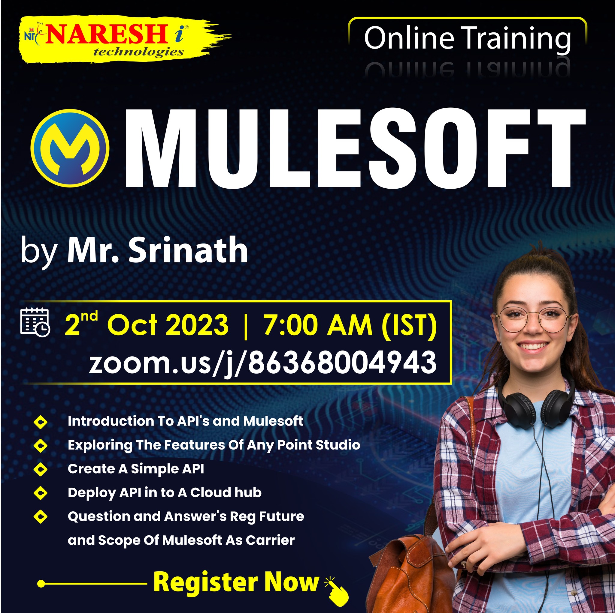 Free Online Demo On MuleSoft - Naresh IT, Online Event