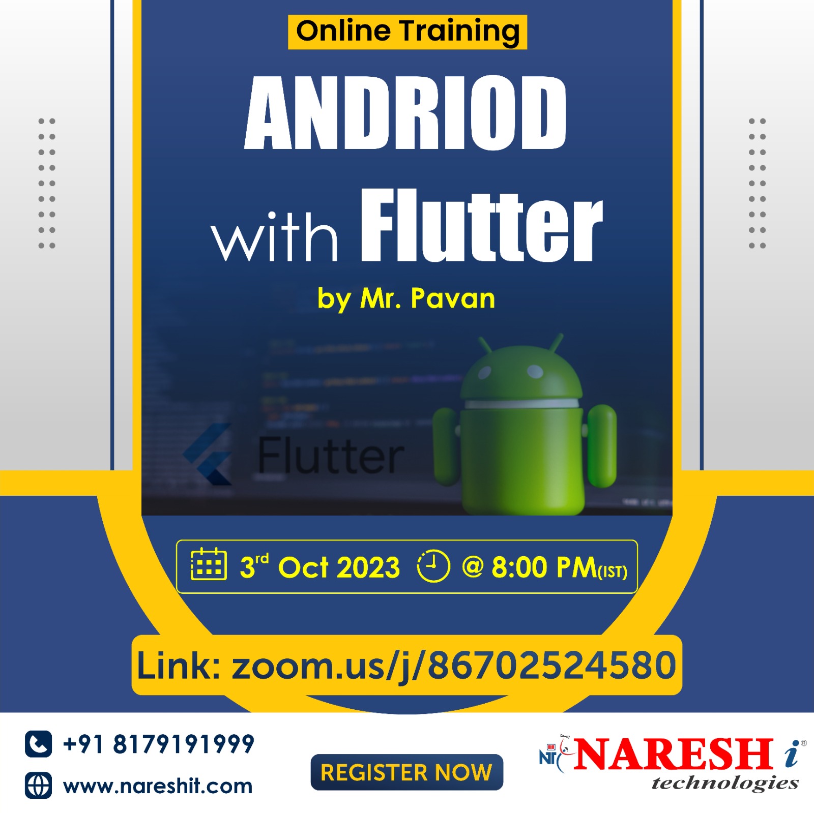 Android Training institutes in Ameerpet, Online Event