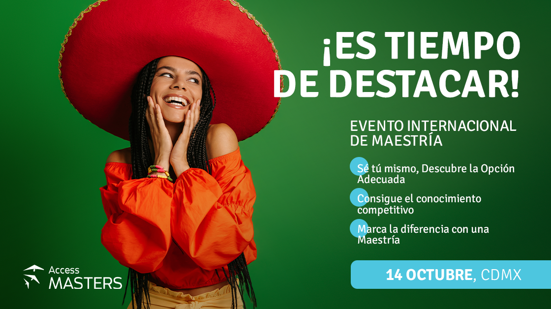 Asegure la carrera de sus sueños con una Maestría el 15 de octubre, Mexico City, Mexico, Mexico