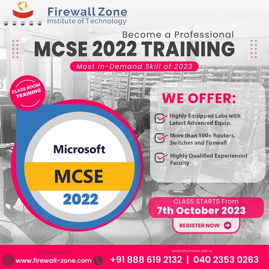 MCSE - Microsoft Server Certification at Firewall-zone Institute of IT, Online Event