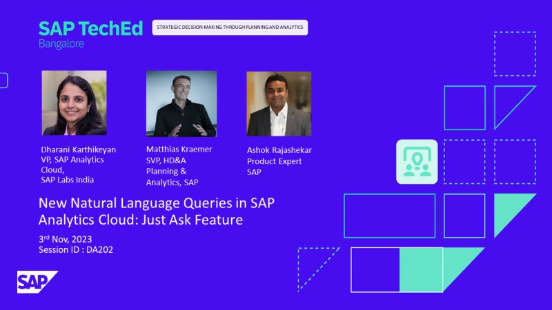 SAP TechEd, 2023, Bangalore, Karnataka, India