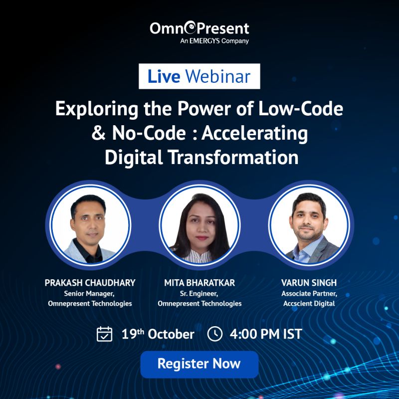 Exploring the Power of Low-Code and No-Code: Accelerating Digital Transformation, Online Event